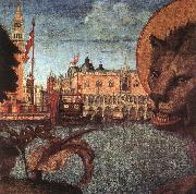 CARPACCIO, Vittore, The Lion of St Mark (detail)